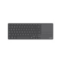 Rapoo E900T Wireless Keyboard w/ Touchpad, Up to 4 Devices Quick Switch, Ultra Slim 3.9mm, Aluminum Back, BT, 2.4Ghz.