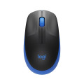 Logitech 910-005914 M190 Full-Size Wireless Mouse - BLUE from up to 10 meters away 1000 dpi, ONE AA- 18 months of worry-free usage