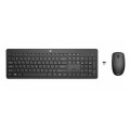 HP 1Y4D0UT 235 USB Wireless Keyboard & Mouse Combo 2.4GHz 12 Function keys Chiclet Comfortable Low Noise 1600DPI Mouse Light Weight Long Battery replaces NA-18H24AA