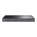 TP-LINK SX3832 Omada 24-Port 10GBASE-T L2+ Managed Switch with 8 10GE SFP+ Slots ；24× 1/2.5/5/10 Gbps RJ45 ports；8× 1/10 Gbps SFP+ slots; 640