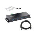 StarTech 5G4AINDNP-USB-A-HUB 4 PORT INDUSTRIAL USB 3.0 5GBPS HUB MOUNTABLE RUGGED USB-A HUB 2YR