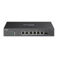 TP-LINK ER707-M2 OMADA MULTI-GIG VPN ROUTER, 2.5G WAN(1), LAN/WAN(1), GbE SFP(1), LAN/WAN(4), 5YR