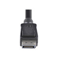 StarTech DISPL1M 1M DISPLAY1.2 CABLE WITH LATCH, 4K, SUPPORT DPCP, HDCP, MULTI STREAM, LTW