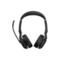 Jabra 25599-989-889 WIRELESS EVOLVE2 55 UC STEREO BLUETOOTH ANC HEADSET W/CHARGING STAND+LINK390C,USB-C