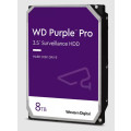 Western Digital WD8002PURP WD Purple Pro 8TB 3.5" Surveillance HDD 7200RPM 256MB SATA3 245MB/s 550TBW 24x7 64 Cameras AV NVR DVR 2.5mil MTBF