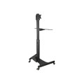 StarTech WKSTNCART MOBILE WORKSTATION CART, PC/CPU, MONITOR MOUNTS, 2YR