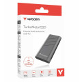 Verbatim 32021 TurboMetal SSD USB 4.0 1TB , High Speed Data transfer – up to 3700 MB/s read and 3600 MB/s write