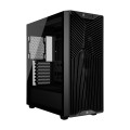 Corsair CC-9011334-WW 3200D RS Mid-Tower PC Case - Black, ATX mATX ITX, TG panel, 400mm GPU, 165mm CPU, 360mm rad, USB-C, 7 slots, 2x2.5 1x3.5, 2yr wty, steel TG