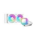 DEEPCOOL R-LE240-WHAMMN-G-2 LE240 V2 Liquid Cooler 240mm 6th Gen Pump up to 3400 PWM, Hydro Bearing, IntelLGA1851/1700/1200/1151/1150/1155, AMDAM5/AM4