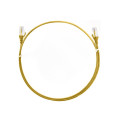 8ware CAT6THINYE-050M CAT6 Ultra Thin Slim Cable 0.5m / 50cm - Yellow Color Premium RJ45 Ethernet Network LAN UTP Patch Cord 26AWG for Data