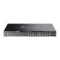 TP-LINK SG6428X Omada 24-Port Gigabit Stackable L3 Managed Switch with 4 10GE SFP+ Slots, 24× Gigabit RJ45 Ports, 4× 10G SFP+ Slots, RJ45/Type C USB C