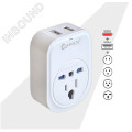Generic STV-907AC Sansai USB Travel Adaptor USB A + C 2xUSB Charging Outlets 100-240VAC 10A 2400W Compatible with plugs from many countries