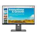 Lenovo 64B1GAR1AU ThinkVision P24qd-40 23.8'/24' QHD IPS Monitor 2K 2560x1440 16:9 Height Adjustable Tilt Swivel Pivot HDMI USB-C DP1.4 4xUSB3.2 Hub RJ45 LAN 3yr