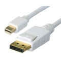 Astrotek AT-MINIDPP-1 1m Mini DisplayPort DP to DisplayPort DP Converter Cable - Thunderbolt Male to Male DP for MacBook Pro Mac Air Microsoft Surface 2/3/4