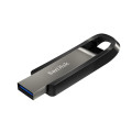 Sandisk SDCZ810-256G-G46 256GB Extreme GO USB3.2 Metal Flash Drive USB-A 400MB/s SecureAccess™ encryption software2 Lifetime Lifetime Warranty Black