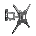 Brateck LPA68-443 Economical Full-Motion TV Wall Mount, Fit Screen Size: 23'-55' Up to 30 KG, Fine Texture Black,382x430x430mm (new)