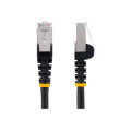 StarTech NLBK-2M-CAT6A-PATCH 2M CAT6A ETHERNET CABLE - BLACK - LOW SMOKE ZERO HALOGEN (LSZH) - 10GBE 500MH