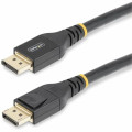 StarTech DP14A-15M-DP-CABLE 15.2m (50ft) Active DisplayPort 1.4 Cable, DP8K with HBR3/HDR10/MST/DSC 1.2/HDCP 2.2, 8K 60Hz, 4K 120Hz, Active DP 1.4 Cable - Active DisplayPort 1.4 cable with integrated signal booster - Ideal for boardrooms/video walls; Latc
