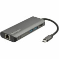 StarTech DKT30CSDHPD3 USB C Multiport Adapter - USB Type-C Travel Dock to 4K HDMI, 3x USB Hub, SD, GbE, 100W PD 3.0 Pass-Through - Mini Laptop Dock - USB-C multiport adapter to 4K HDMI, GbE, 2 USB-A, USB-C (Data/100W Power Delivery 3.0 Passthrough), SD/SD