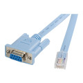StarTech DB9CONCABL6 2M CISCO RJ45 TO DB9 CONSOLE ROUTER CABLE, M/F, BLUE, LTW