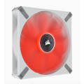 Corsair CO-9050129-WW ML ELITE Series, ML140 LED ELITE WHITE, 140mm Magnetic Levitation Red LED Fan with AirGuide, Single Pack