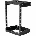 StarTech RK15WALLOA 2-Post 15U Heavy-Duty Wall Mount Network Rack, 19" Open Frame Server Rack with Adjustable Depth, Data Rack for IT Equipment~ - 2-Post 15U open frame network rack with adjustable depth (12-20in) - Durable heavy-duty 19" data server rack