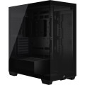 Corsair CC-9011276-WW 3500X Mid-Tower PC Case - Black, Steel, Tempered Glass, ATX/E-ATX, 7 Slots, 425mm GPU, 170mm CPU, 2yr wty