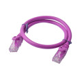 8ware PL6A-0.5PUR CAT6A Cable 0.5m (50cm) - Purple Color RJ45 Ethernet Network LAN UTP Patch Cord Snagless