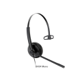 Yealink UH34-M-MS UH34 Mono Teams USB Headset, Lightweight, All Day Wearing Comfort, Ear Wideband Noise Cancelling Microphone, Leather Ear Cushions, USB-A