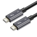Astrotek AT-TB3-0.7 0.7m Thunderbolt 3 USB-C Data Sync Fast Charge Cable Male to Male 100W 40Gbps 5K Video for Samsung S22 S21 Note iPad Pro Macbook Air