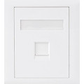 Astrotek ATP-SC-6-1 CAT6 RJ45 Network Wall Face Plate Outlets 86x86mm 1 Port Socket Kit