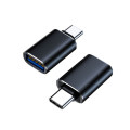 8ware GC-3001UEAC USB-C Male to USB-A Female OTG Adapter For Laptop, Wall Chargers,Phone Black