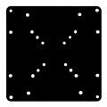 Brateck LCD-201C LCD 200X200 VESA Extension Plate Fit most 23'- 42' LED, LCD, Plasma flat panel TVs , Weight Capacity Up to 30kg