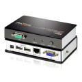 Aten CE700A-AT-U KVM Extender Kit VGA/USB Cat 5 Extender w/ Local Access, 1920x1200@60Hz 30m, 1600x1200@60Hz 100m, 1280x1024@60Hz 150m