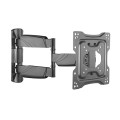Brateck LPA50-223 Elegant Full-Motion TV Wall Mount For 23'-42' up to 35KG, VESA Compatible: 75x75,100x100,200x100,200x200, Fine Texture Black