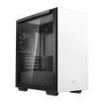 DEEPCOOL R-MACUBE110-WHNGM1N-G-1 MACUBE 110 White Minimalistic Micro-ATX Case, Magnetic Tempered Glass Panel, Removable Drive Cage, Adjustable GPU Holder, 1xPreinstalled Fan