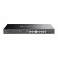 TP-LINK ES220GMP OMADA 20-PORT EASY MANAGED GIGABIT SWITCH, POE+(16), SFP/RJ45(4), 250W 5YR