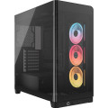 Corsair CC-9011316-WW FRAME 4500X LX-R RGB LINK Panoramic Glass Mid-Tower PC Case Black: up to 460mm GPU, 360mm radiators, rich I/O, and versatile fan/rad mounts