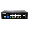 D-Link DIS-F100G-10PS-E 10P GIGABIT INDUSTRIAL POE SWITCH WITH 8 POE+ PORTS (240W) AND 2 SFP PORTS
