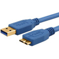 Astrotek AT-USB3MICRO-AB-3M USB 3.0 Cable 3m - Type A Male to Micro B Blue Colour