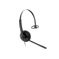 Yealink UH34-M-UC UH34 Mono UC USB Headset, Lightweight, All Day Wearing Comfort, Ear Wideband Noise Cancelling Microphone, Leather Ear Cushions, USB-A