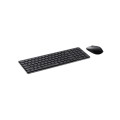 Rapoo 9320M Bluetooth 4.0, 5.0 + 2.4G Wireless Multi-mode Keyboard Mouse Combo, Aluminium Base, 2400 DPI, 10M Range, Compact Black Retail Pack