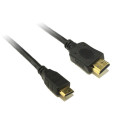 8ware RC-MHDMI-3 Mini HDMI to HDMI Cable 3m with Ethernet 1.4V 3D HD 1080p Male to Male for Camera Camcorder Mobile Laptop Tablet Graphic Video Card