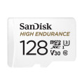 Sandisk SDSQQNR-128G-GN6IA High Endurance 128GB microSD 100MB/s 40MB/s 10K hrs 4K UHD C10 U3 V30 -40°C to 85°C Heat Freeze Shock Temperature Water X-ray Proof SD Adapter