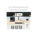 StarTech 154B-USBC-MULTIPORT USB-C TRIPLE-MONITOR MULTIPORT ADAPTER, HDMI/DP/CARD READER, 3 YR
