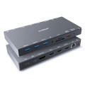 MBEAT MB-UCD-X15 15-in-1 Triple Display USB-C Docking Station 2x HDMI 1x DP 1x 100W PD 3.0 1x USB-C 3.1 Gen2 3x USB 3.0 1xUSB 3.1 Gen2 MicroSD/SD Card (EOL)