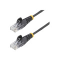 StarTech N6PAT300CMBKS 3M CAT6 CABLE, RJ45 PATCH CORD, SNAGLESS, SLIM, LSZH, BLACK, LTW