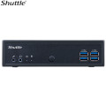 Shuttle DL30N N100 DL30N Slim Mini PC 1L Barebone - Intel Processor N100, Fan-less, LAN, RS232/RS422/RS485, HDMI, DP, VGA, Vesa Mount, 65W Adapter