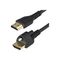 StarTech HDMM2MLS 2M HIGH SPEED HDMI 2.0 CABLE, M/M, 4K 60HZ, LOCKING SCREW, LTW