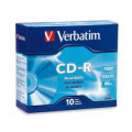 Verbatim 94935 CD-R 700MB 10Pk Slim Case 52x